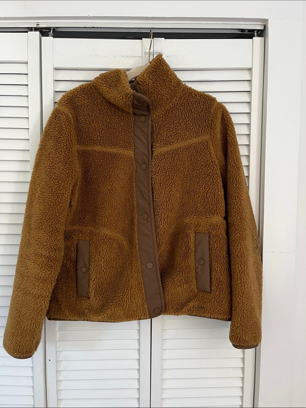 Ll Bean Sherpa Jacket Sz Large